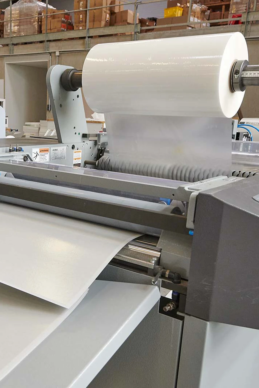 Pelliculage sur Packaging