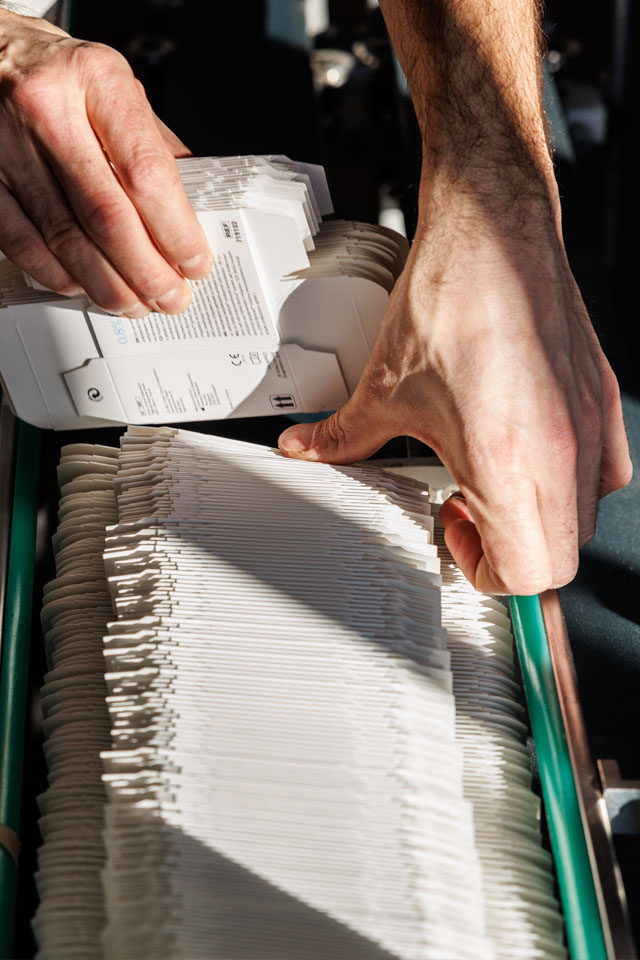 Pliage automatique de packaging