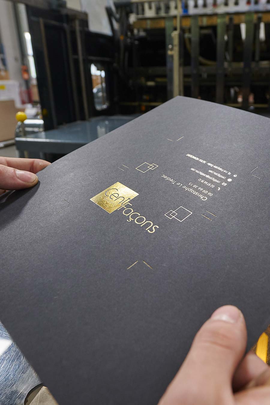 marquage dorure emballage