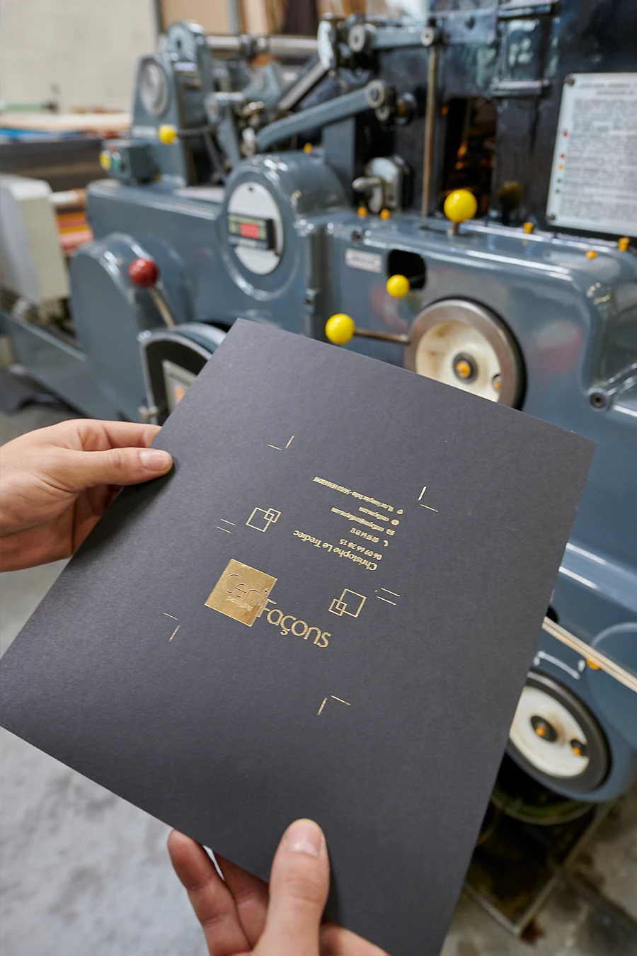 réglages marquage à chaud